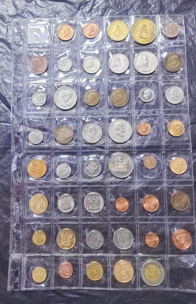 北京马甸外国币专卖第149期，外国币专场，陆续上拍，欢迎关注 - 南非46枚不重复