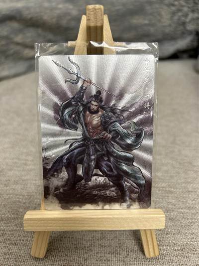 喜灰玩卡拍卖第七期，接拍品0佣金，欢迎送拍，释放现金流，让自己有资金可以购买更多喜欢的卡牌，让别的卡友能淘到更多心仪的卡牌 - 【限编050/099】卡德曼 张建东老师绘中箭虎 丁得孙 粗闪