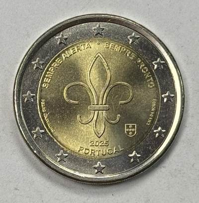 S&S Numismatic世界钱币-拍卖 第125期  - 葡萄牙2025年 世界童子军运动 2欧元双色纪念币