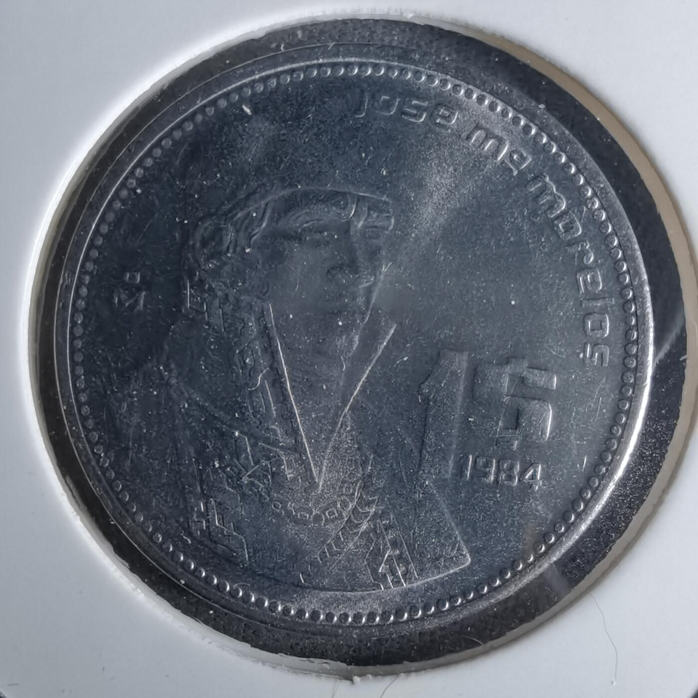 沼泽如烟--第1043场 墨西哥1984年1比索