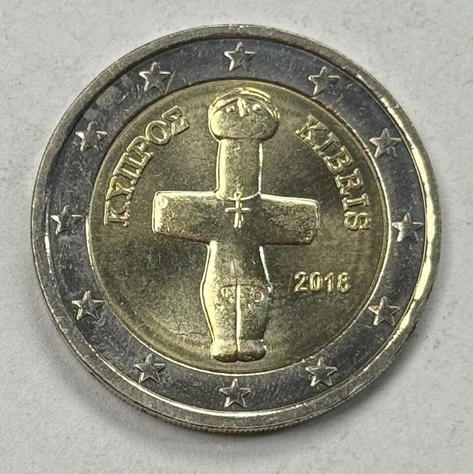S&S Numismatic世界钱币-拍卖 第125期  塞浦路斯2018年2欧元双色币