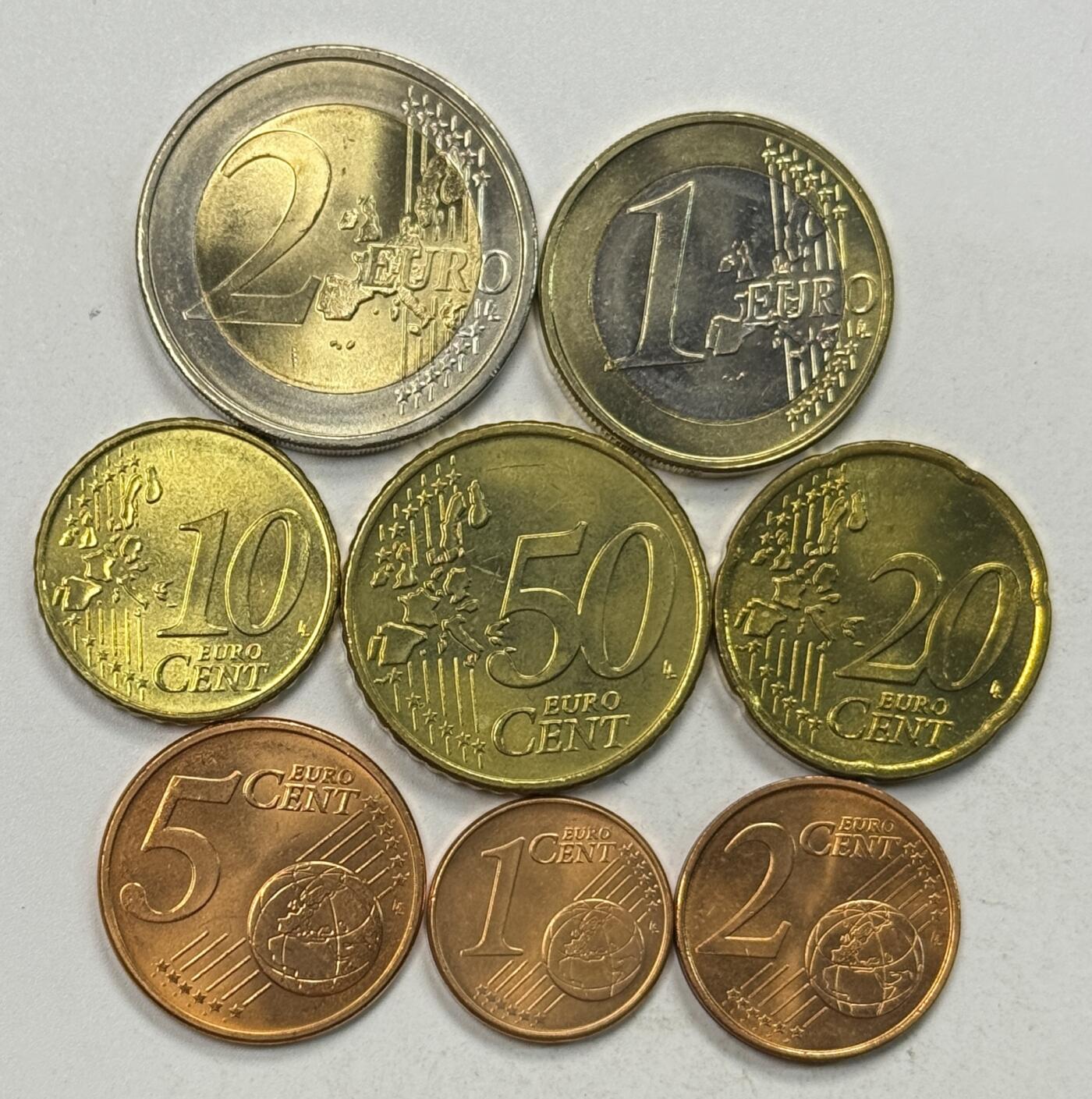 S&S Numismatic世界钱币-拍卖 第125期  希腊2002年 发行首年 8枚欧元套币