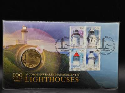  【淘币小摊】限时拍第八百八十九拍   散币套币纸币邮品场    每周一统一发货 - 澳大利亚2015年一元纪念币邮币封