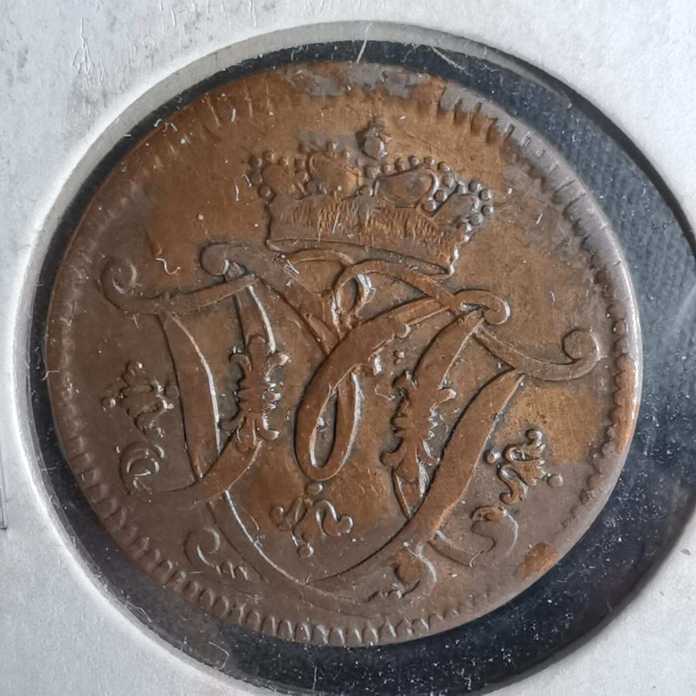 沼泽如烟--第1043场 德国科隆1767年四分之一stuber铜币