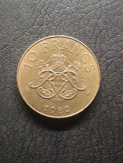 荟藏特别场次第十四期——“社长的硬币堆” - 摩纳哥1982年10法郎 拉尼尔三世大公 带光 稀有品种