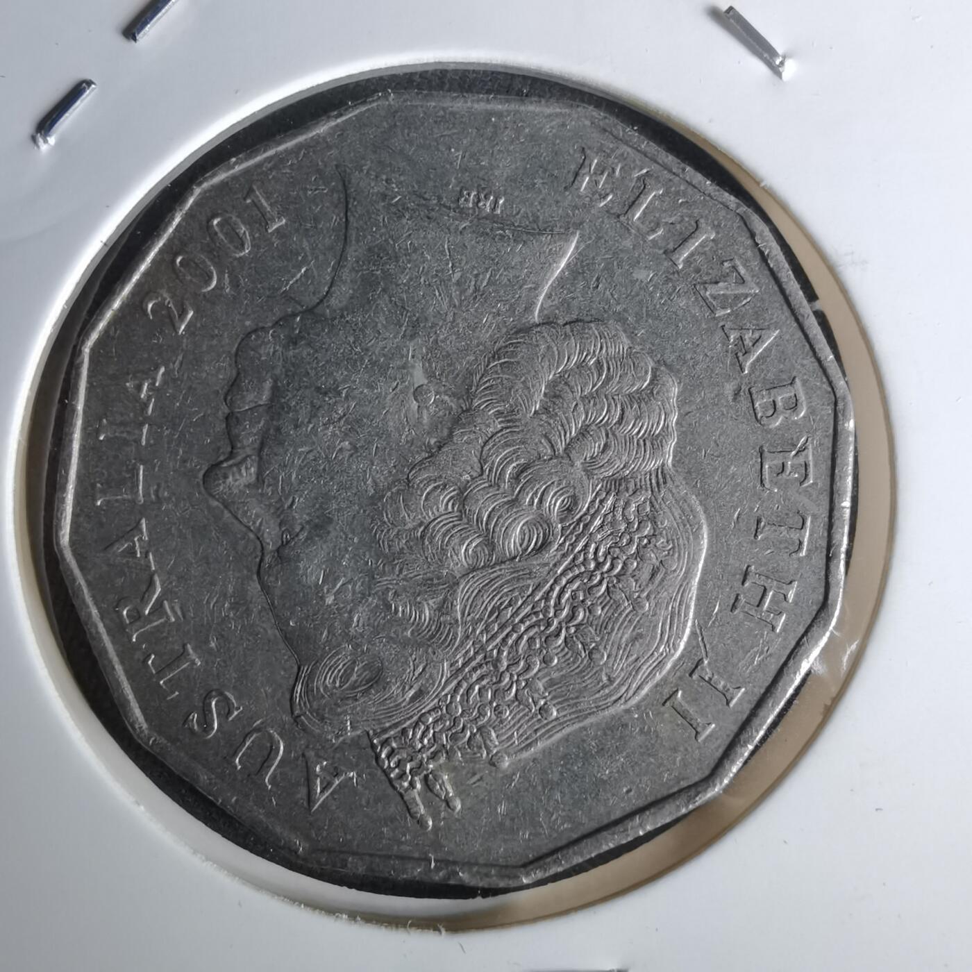 沼泽如烟--第1043场 澳大利亚2001年50分纪念币