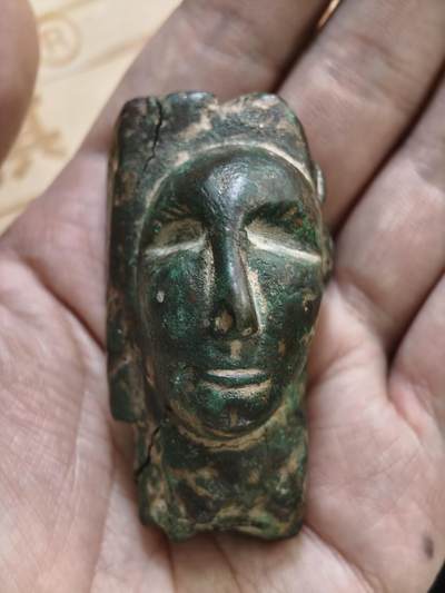 124期新疆红钱粟特钱币丝路钱币专场 - 西域铜人