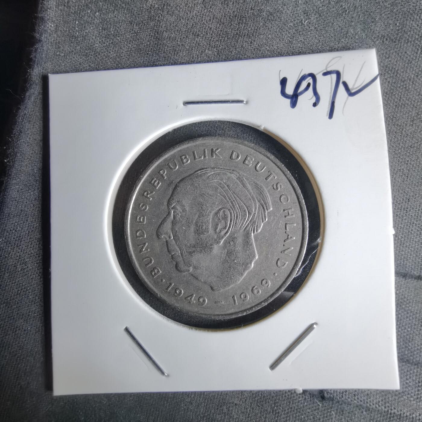 沼泽如烟--第1043场 德国1972年2马克