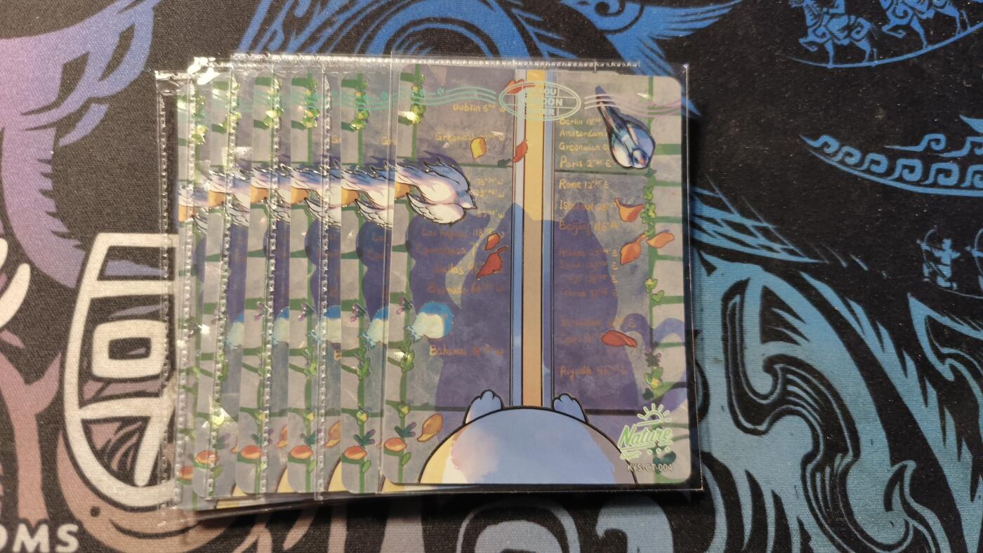 霸总卡牌第四期 卡游术铂环游卡×6