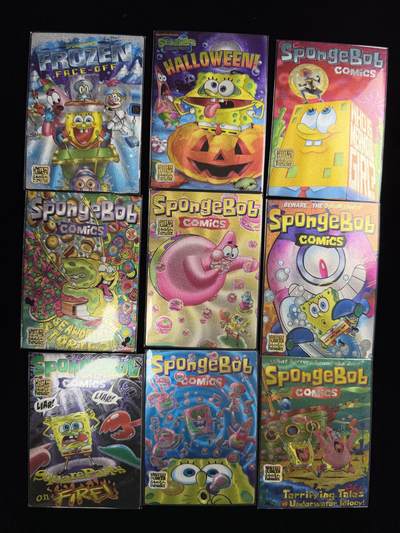 奇点卡牌限时专场 无佣金  所有卡牌独家赞助 部分卡牌支持多宫 流拍商品会循环上架 禁止小号扛价 拒绝套路 部分卡牌设有底价 大家放心拍！祝各位卡牌大佬名流身体健康！ - 奇点卡牌 海绵宝宝粗闪 X9