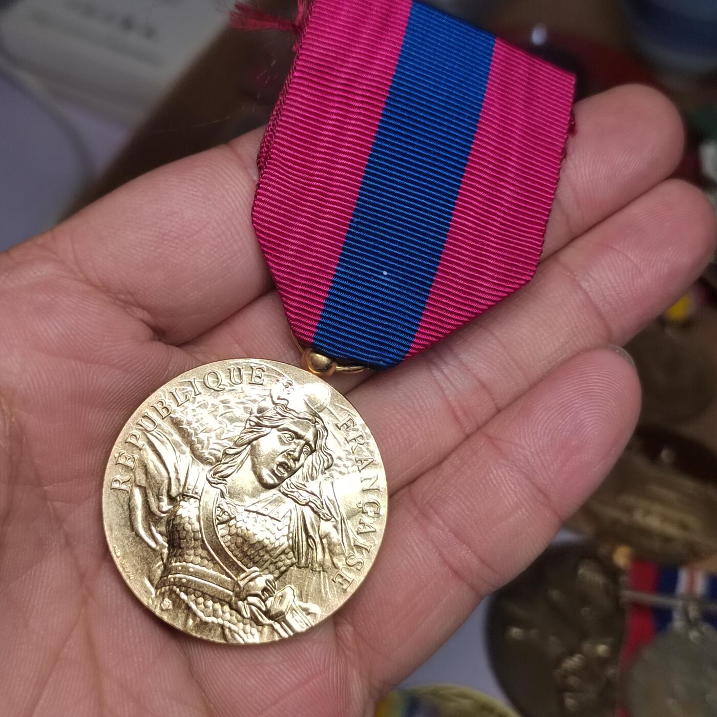 PCAI钱币  3-796 纪念章 钱币小专场 法国金级服役