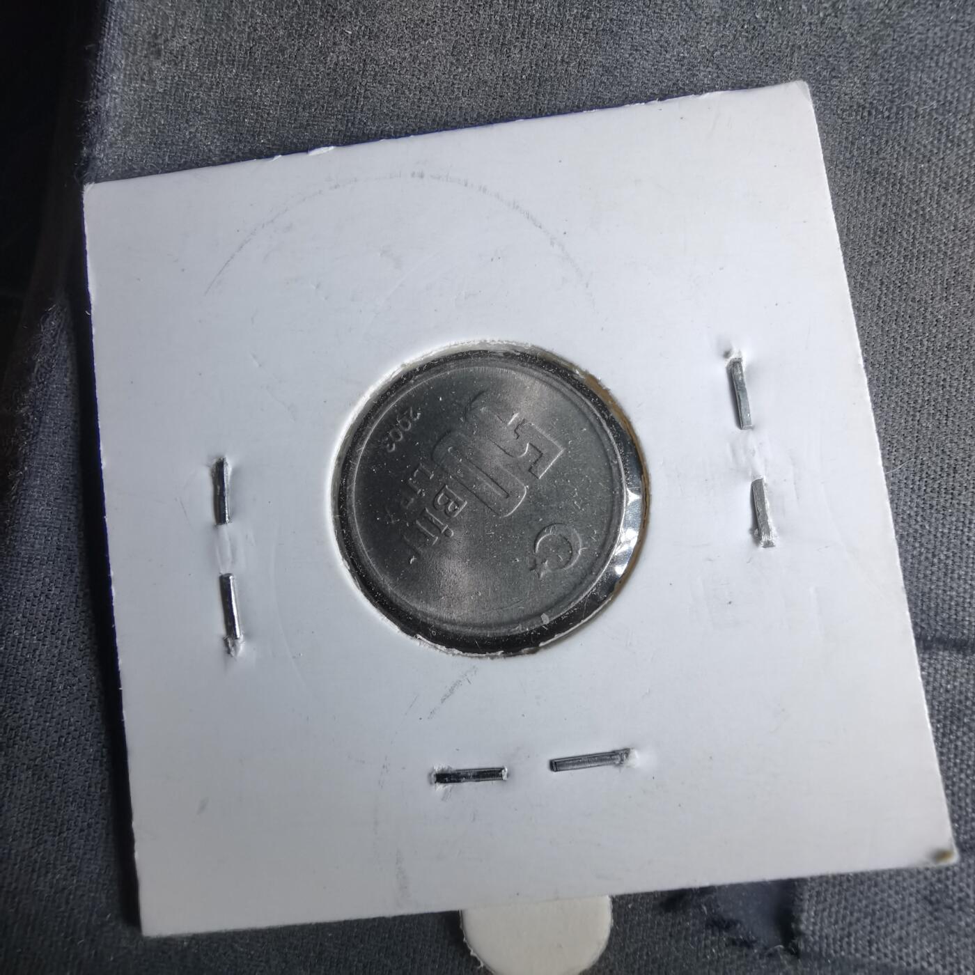 沼泽如烟--第1043场 土耳其2003年5万里拉