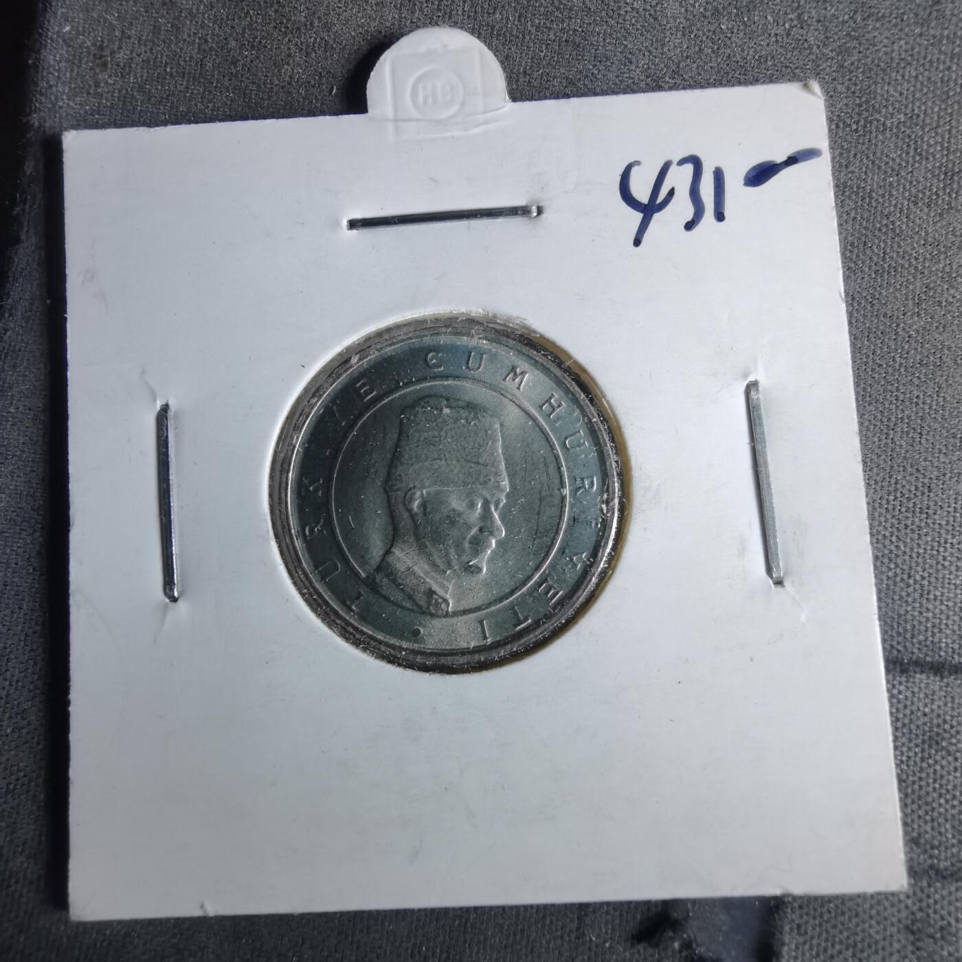 沼泽如烟--第1043场 土耳其2002年10万里拉