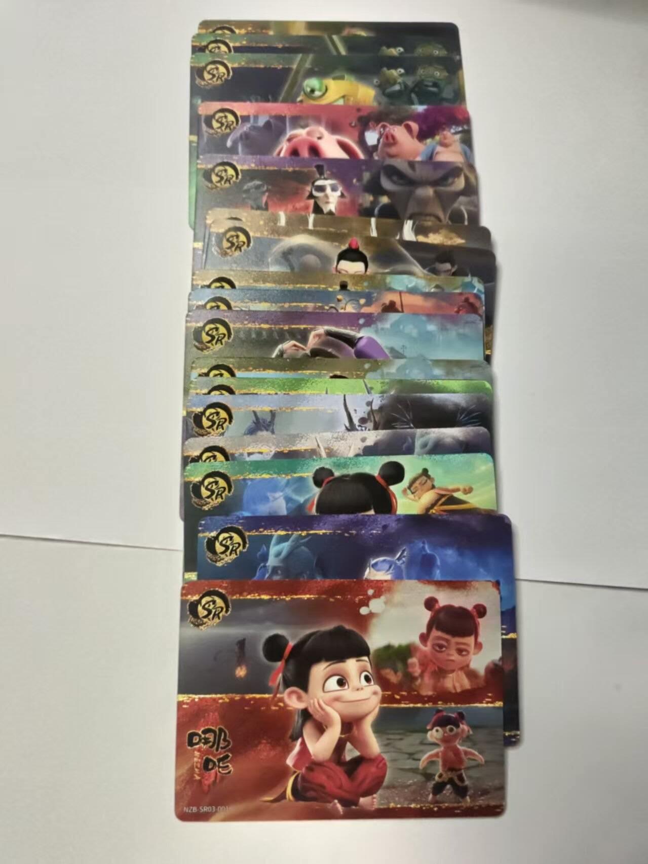 龙虎卡牌-八一场（满200元包邮，无佣金，每周六结拍，欢迎送拍） 20张不重复  卡游哪吒 SR