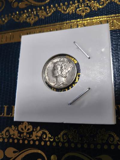 长老汇马年精选第十五场拍卖 - 1944美国小飞侠10分银币，2.5克900银（2）