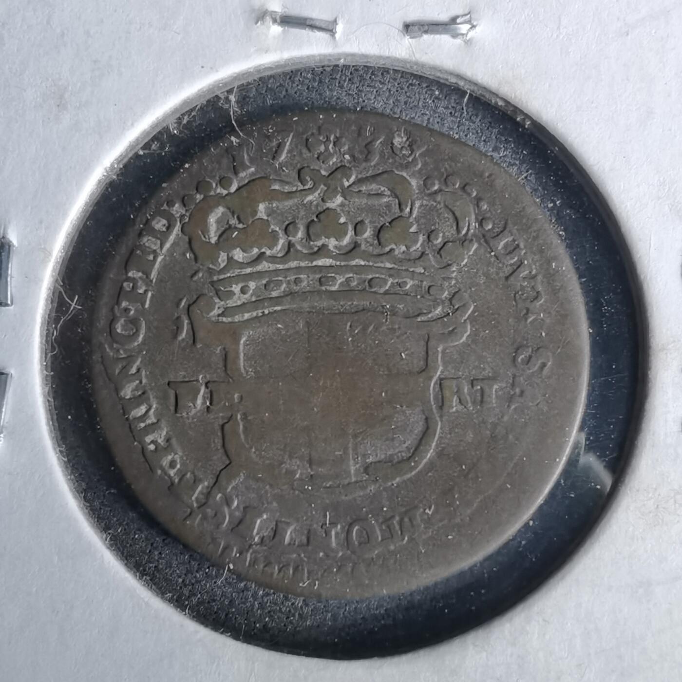 沼泽如烟--第1043场 1733年老铜币