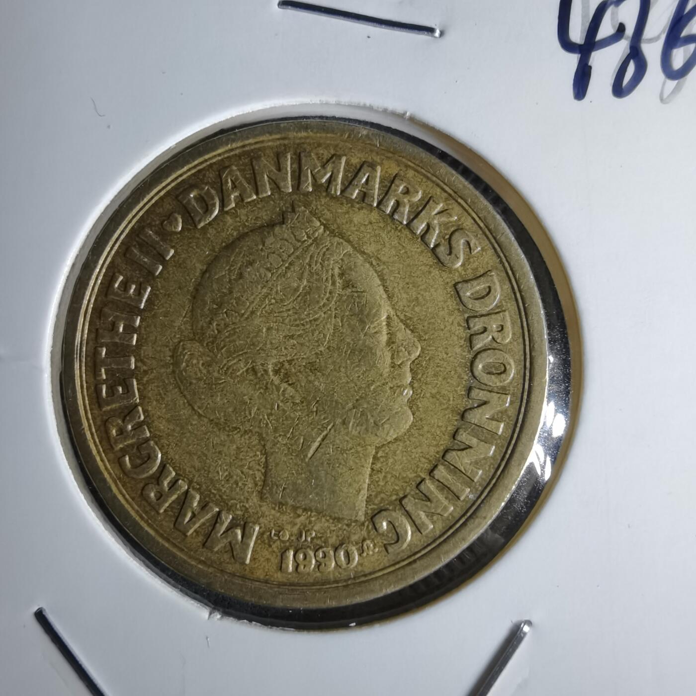 沼泽如烟--第1043场 丹麦1990年20克朗