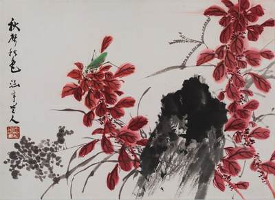 碧月说宝 近现代书画专场（八） - 何涵宇 秋声秋色