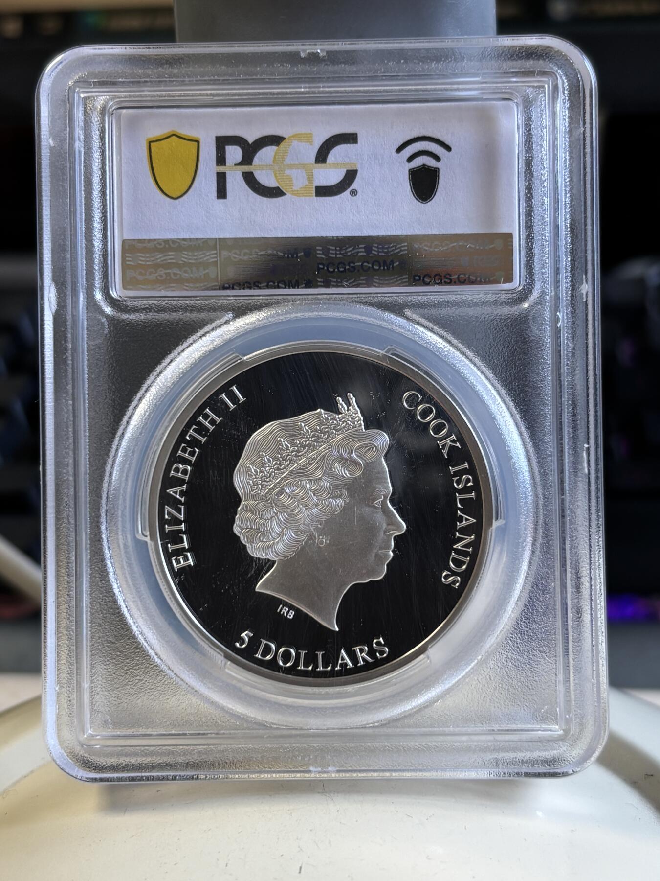 第196期拍卖 库克2022年尼日利亚阿巴帕努陨石1盎司银币PCGS-PR70首无盒无证书，999银，发行2500枚