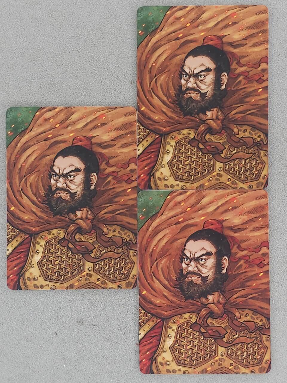 龙虎卡牌-八一场（满200元包邮，无佣金，每周六结拍，欢迎送拍） 肤感普卡3张 小花瓣 祖师爷特卡 - 当阳桥张飞 三宫