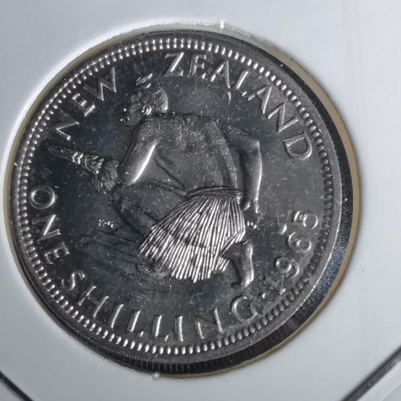 沼泽如烟--第1043场 新西兰1965年1先令