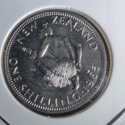 沼泽如烟--第1043场 - 新西兰1965年1先令