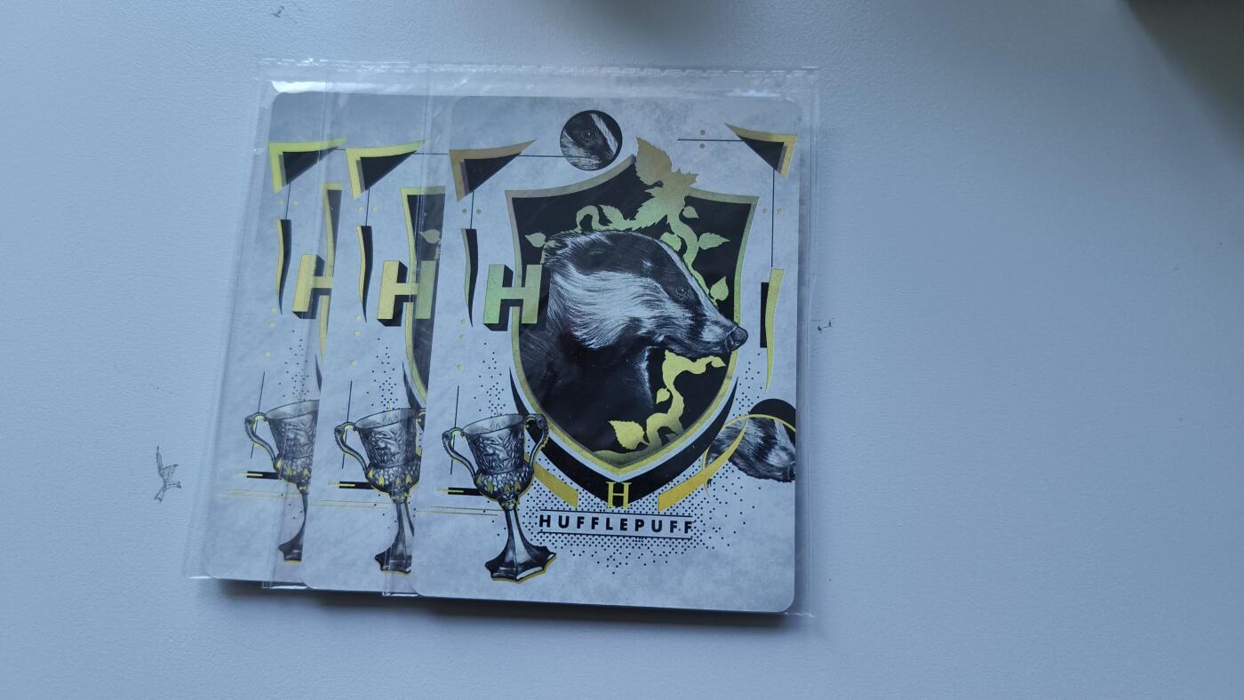 霸总卡牌第四期 卡游哈利波特PR獾×3