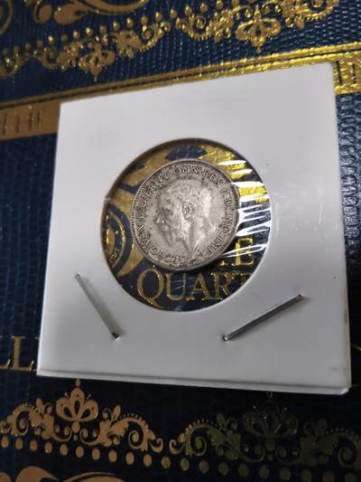 长老汇马年精选第十五场拍卖 - 1931英国乔治五世6便士银币，2.83克500银