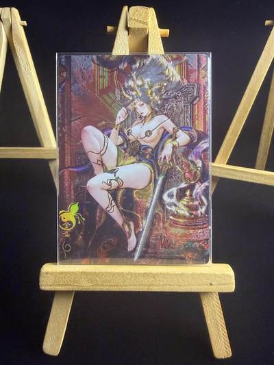 奇点卡牌限时专场 无佣金  所有卡牌独家赞助 部分卡牌支持多宫 流拍商品会循环上架 禁止小号扛价 拒绝套路 部分卡牌设有底价 大家放心拍！祝各位卡牌大佬名流身体健康！ - 奇点卡牌 宗Rich 兑换卡 金角大王冷烫