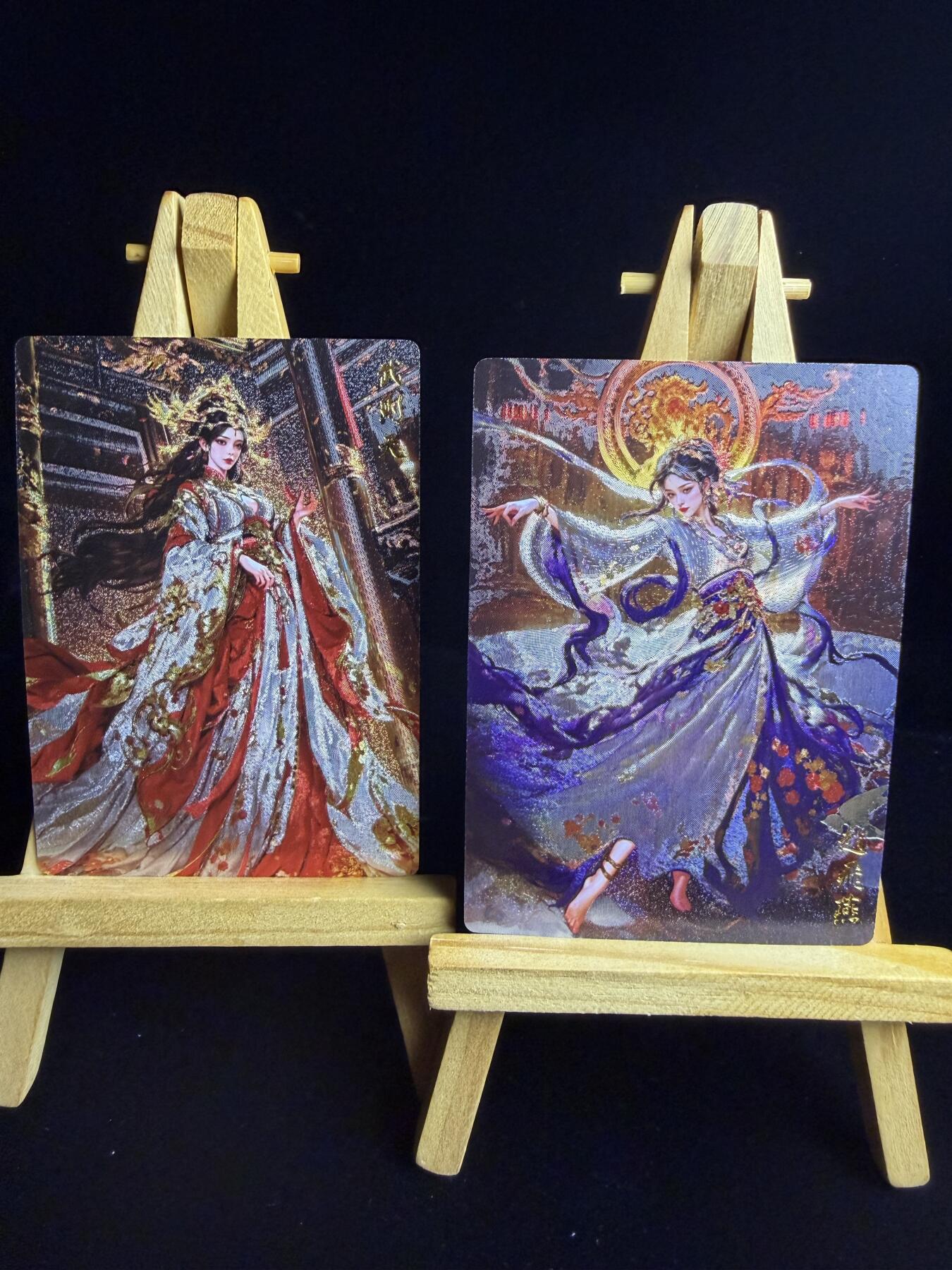 奇点卡牌限时专场 无佣金  所有卡牌独家赞助 部分卡牌支持多宫 流拍商品会循环上架 禁止小号扛价 拒绝套路 部分卡牌设有底价 大家放心拍！祝各位卡牌大佬名流身体健康！ 奇点卡牌 宗Rich  武则天 赵飞燕 粗闪