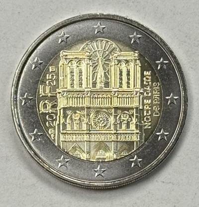 S&S Numismatic世界钱币-拍卖 第125期  - 法国2025年 巴黎圣母院 1欧元双色纪念币