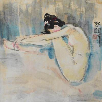 碧月说宝 近现代书画专场（七） - 林墉 裸女