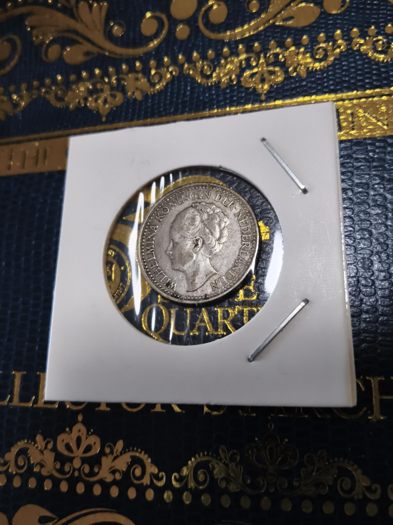 长老汇马年精选第十五场拍卖 1922荷兰威廉明娜1/2盾银币，5克720银（1）