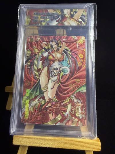 奇点卡牌限时专场 无佣金  所有卡牌独家赞助 部分卡牌支持多宫 流拍商品会循环上架 禁止小号扛价 拒绝套路 部分卡牌设有底价 大家放心拍！祝各位卡牌大佬名流身体健康！ - 奇点卡牌 原创 女帝粗闪 卡砖