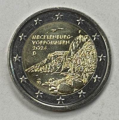 S&S Numismatic世界钱币-拍卖 第125期  - 德国2024年 西波美拉尼亚-梅克伦堡 2欧元双色纪念币