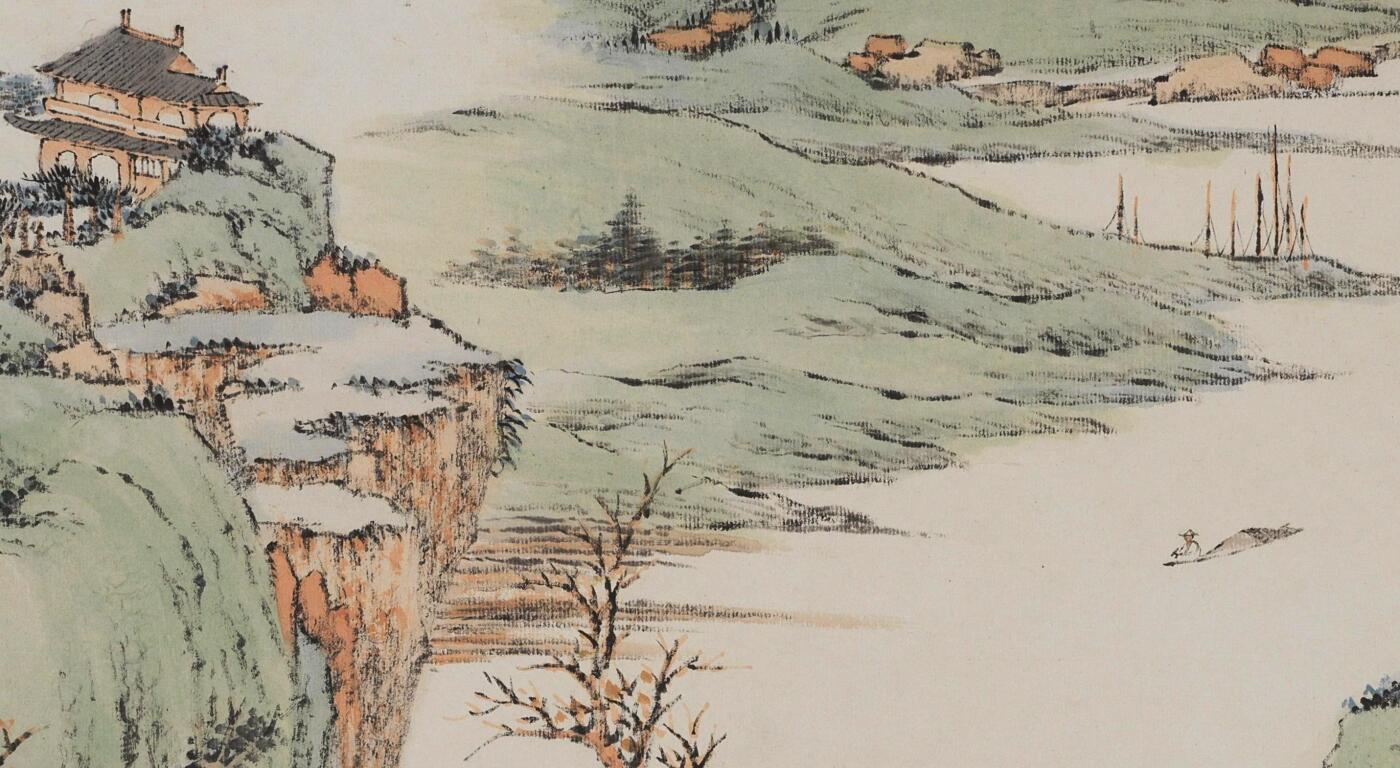 碧月说宝 近现代书画专场（八） 汪洛年 营邱寒林