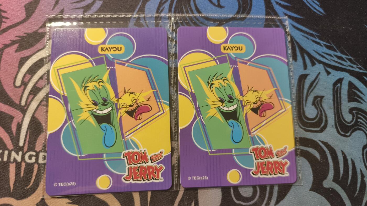 霸总卡牌第四期 卡游猫和老鼠PR一套