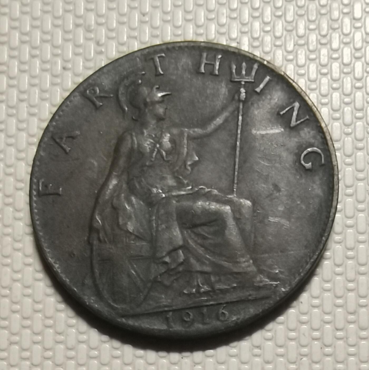 英国乔治五世一便士