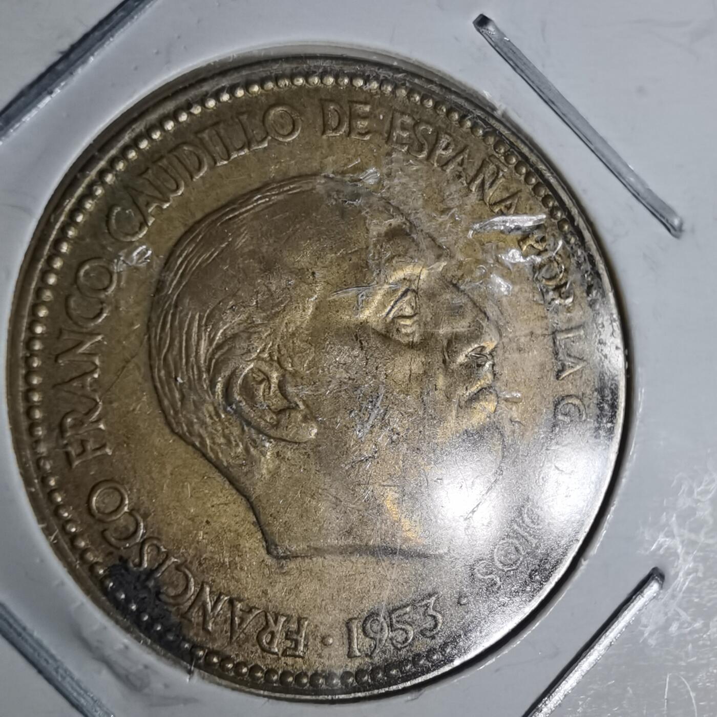 沼泽如烟--第1043场 西班牙1953年2.5比塞塔