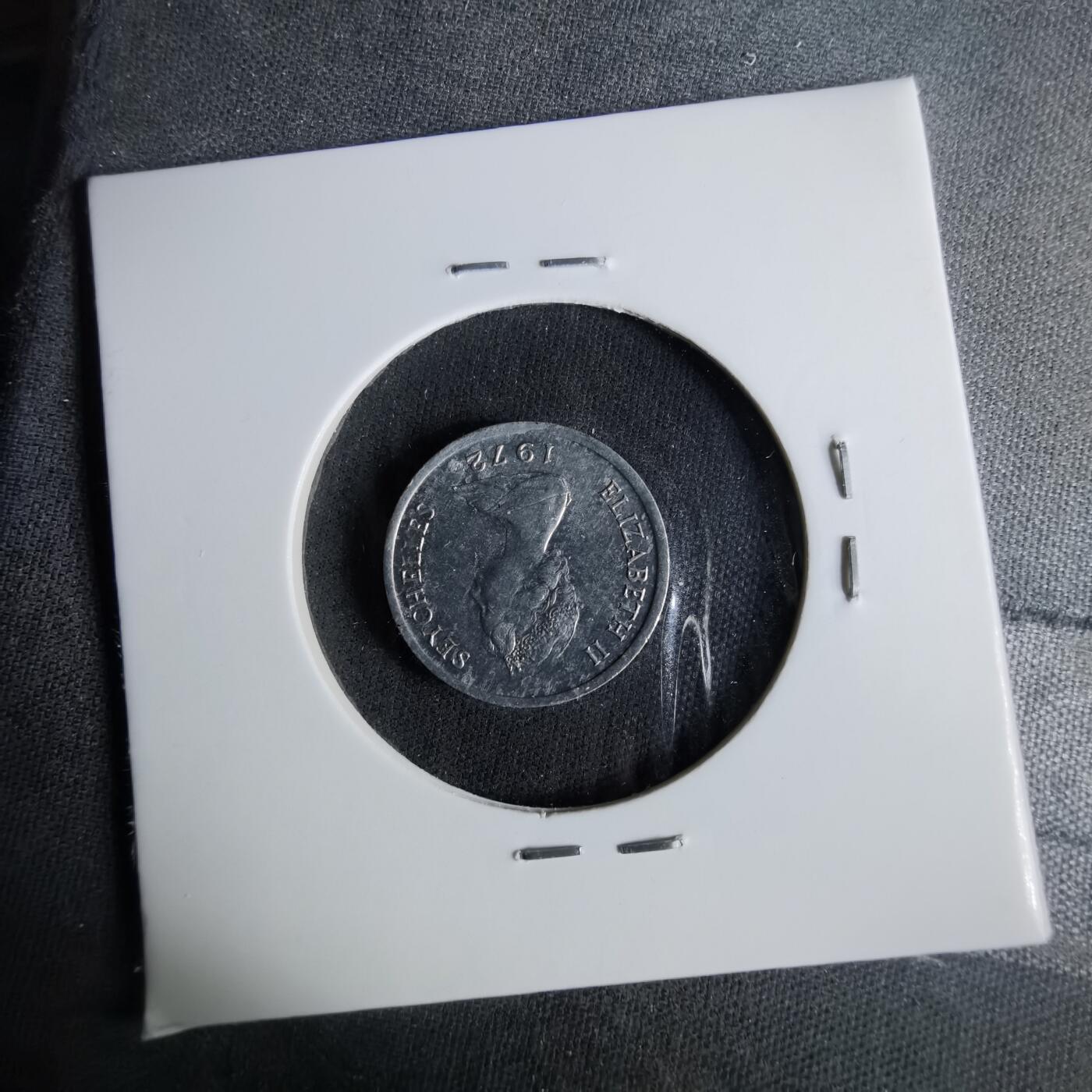 沼泽如烟--第1043场 塞舌尔1972年一分FAO