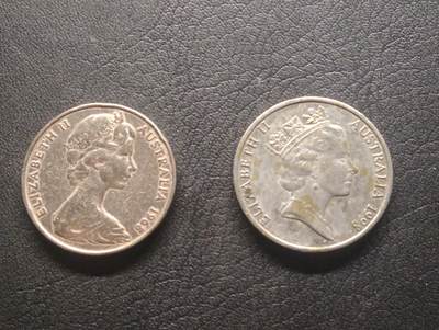 荟藏特别场次第十四期——“社长的硬币堆” - 澳大利亚20分两种不同头像