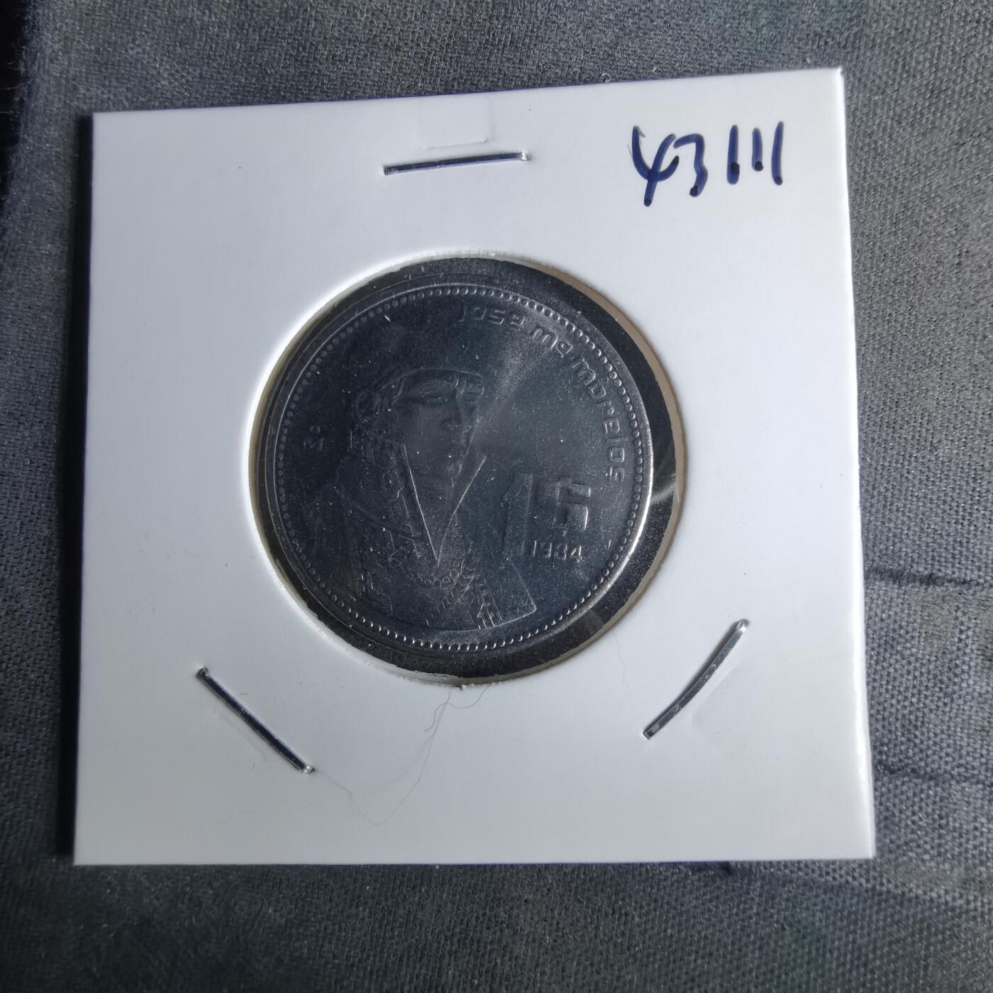 沼泽如烟--第1043场 墨西哥1984年1比索