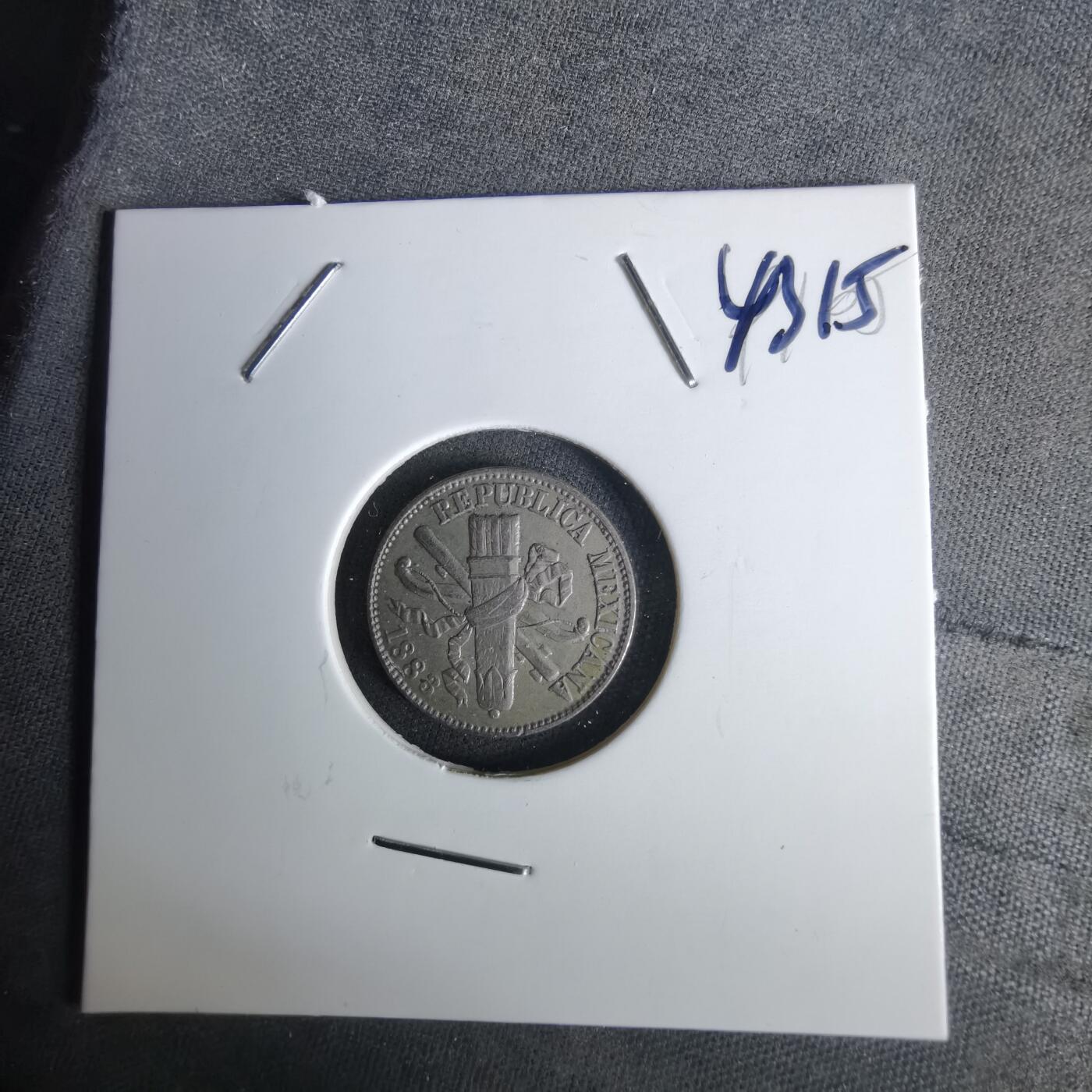 沼泽如烟--第1043场 墨西哥1883年一分