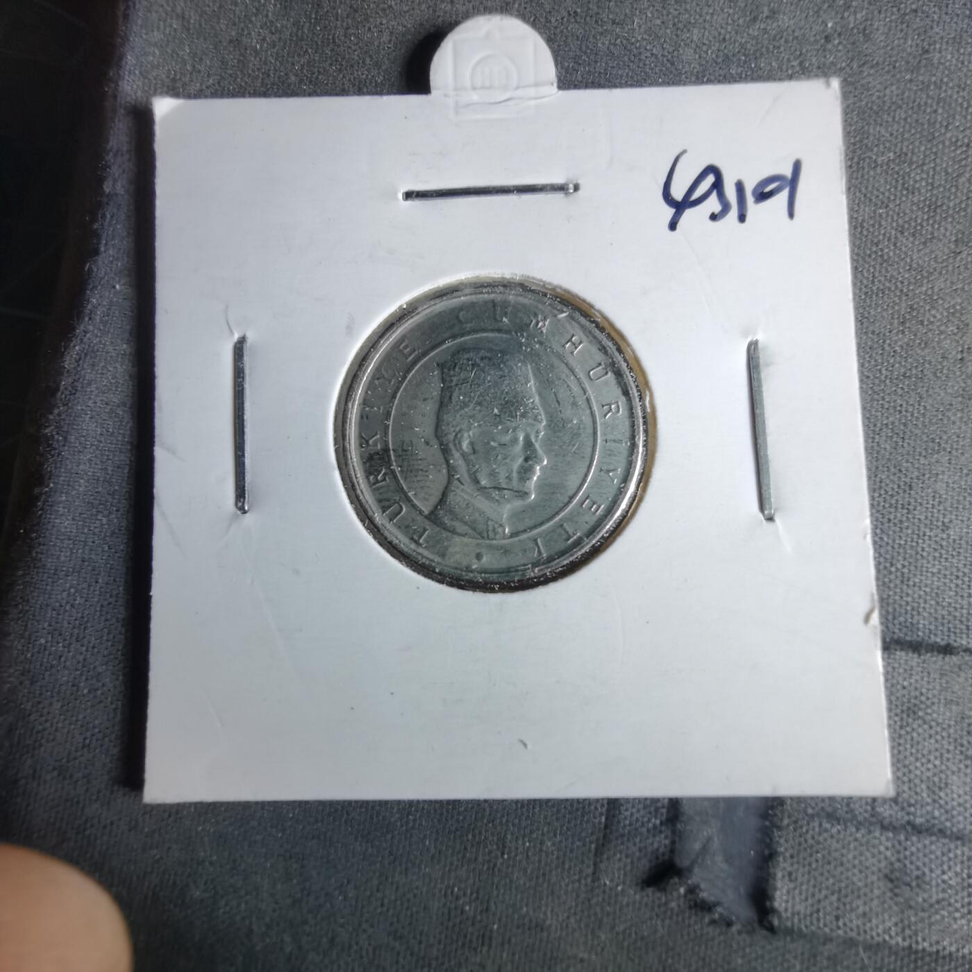 沼泽如烟--第1043场 土耳其2003年10万里拉