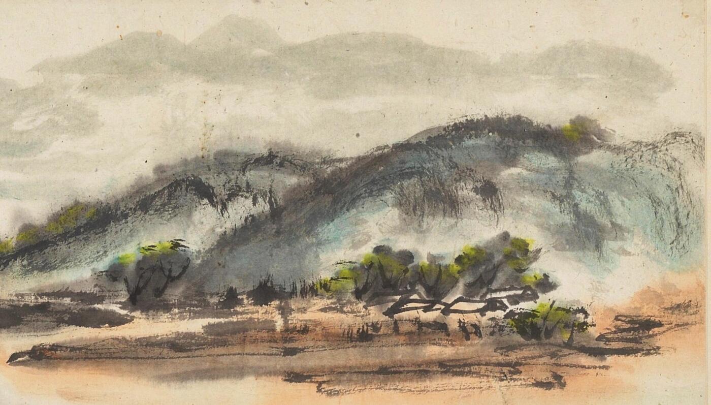 碧月说宝 近现代书画专场（六） 桃柳渡江村