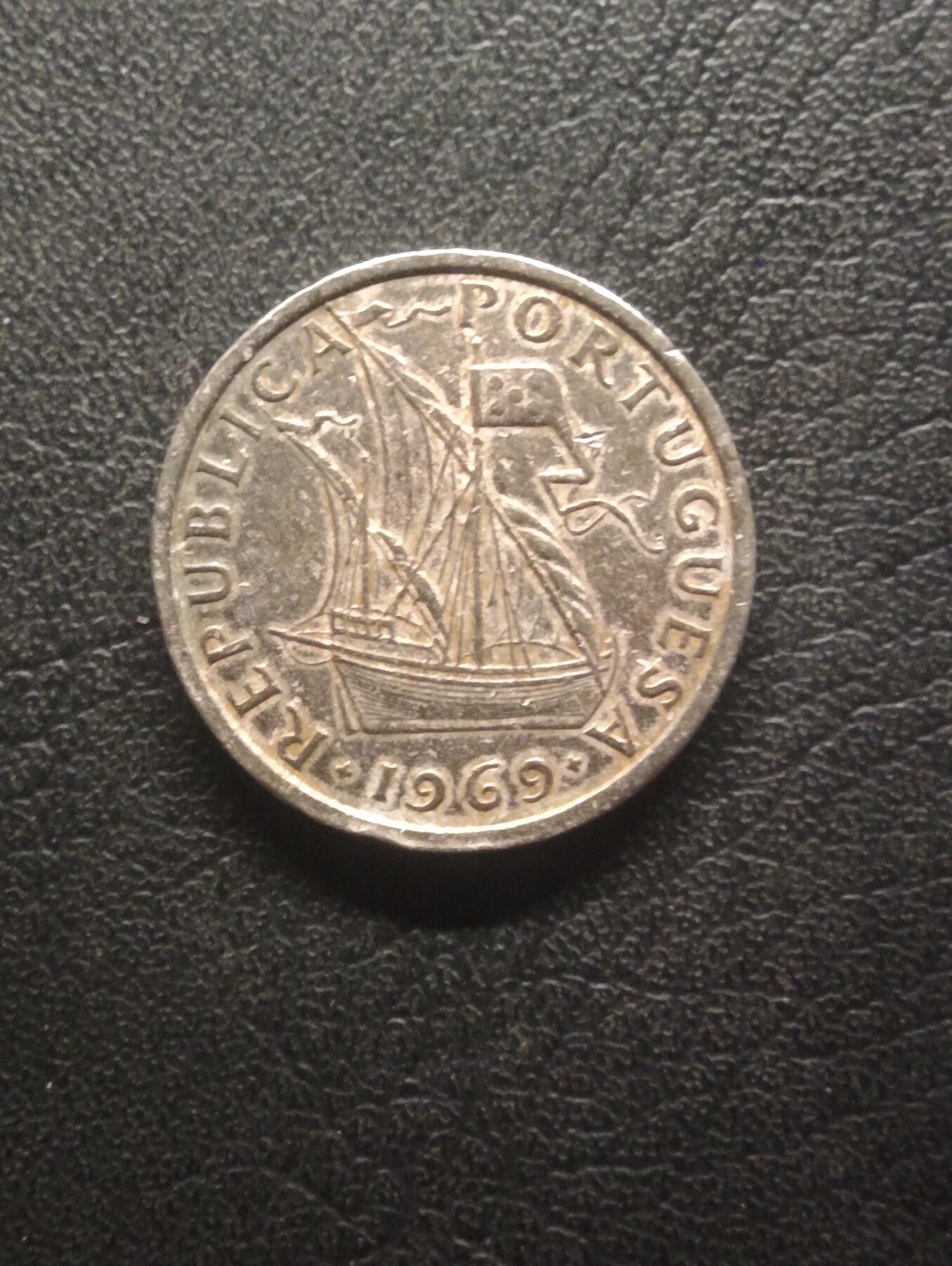 荟藏特别场次第十四期——“社长的硬币堆” 葡萄牙1969年5埃斯库多