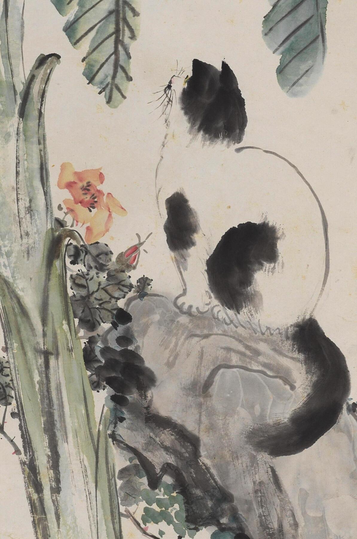 碧月说宝 近现代书画专场（八） 顾伯达 蕉荫耄耋图