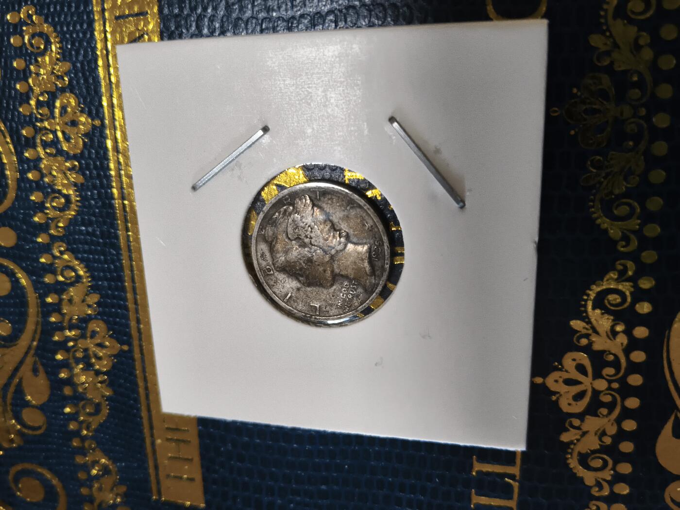 长老汇马年精选第十五场拍卖 1935美国小飞侠10分银币，2.5克900银