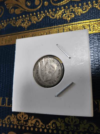 长老汇马年精选第十五场拍卖 - 1942英国乔治六世6便士银币，2.83克500银