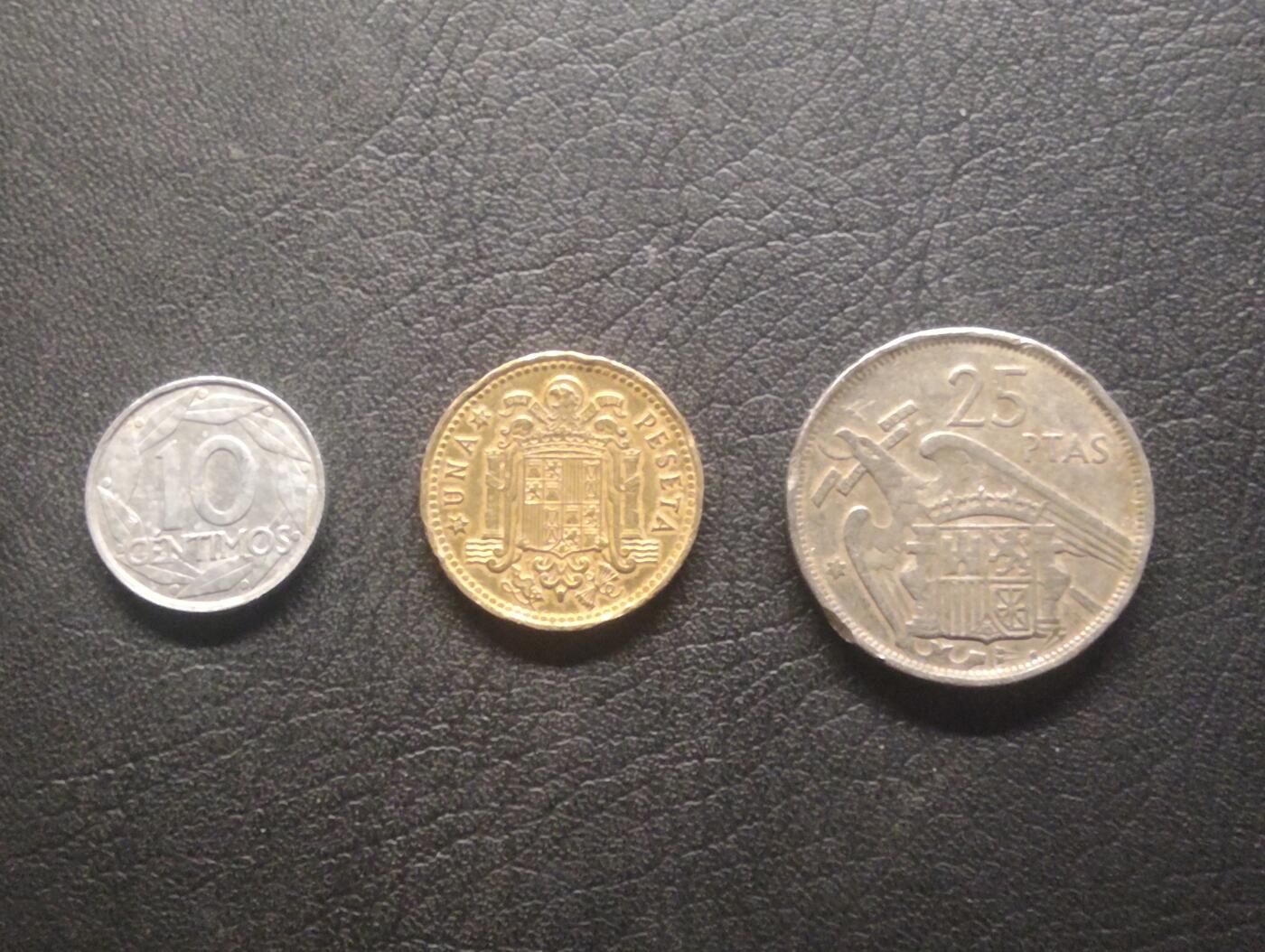 荟藏特别场次第十四期——“社长的硬币堆” 西班牙佛朗哥头像10分+1+25比赛塔